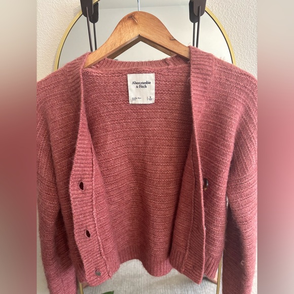 Abercrombie & Fitch Women's Pink Sweater - Picture 6 of 7